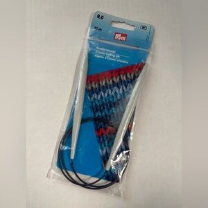 New! Prym Circular Knitting Pin US Size 9.0mm,  80mm Long Sliver